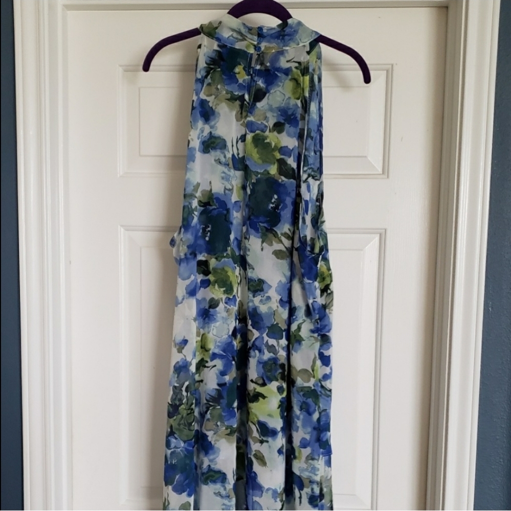 Ashley Stewart Watercolor Highneck Tank